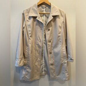 Jones New York tan trench coat